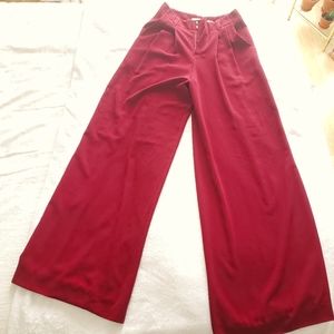 NWOT Alice + Olivia Eloise Pants in Bordeaux
